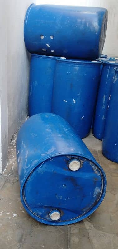 210-Liter Plastic Drum for Sale 1