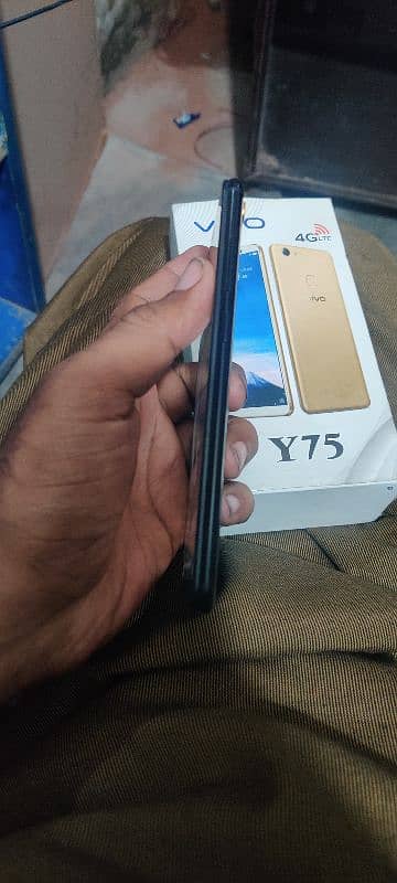 Vivo y75 6 gb 128gb sath box chgar ha 1