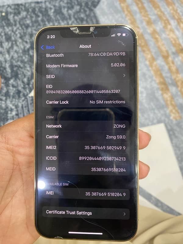 Iphone 12 pro pta approved offical 256gb 9/10 condition 3