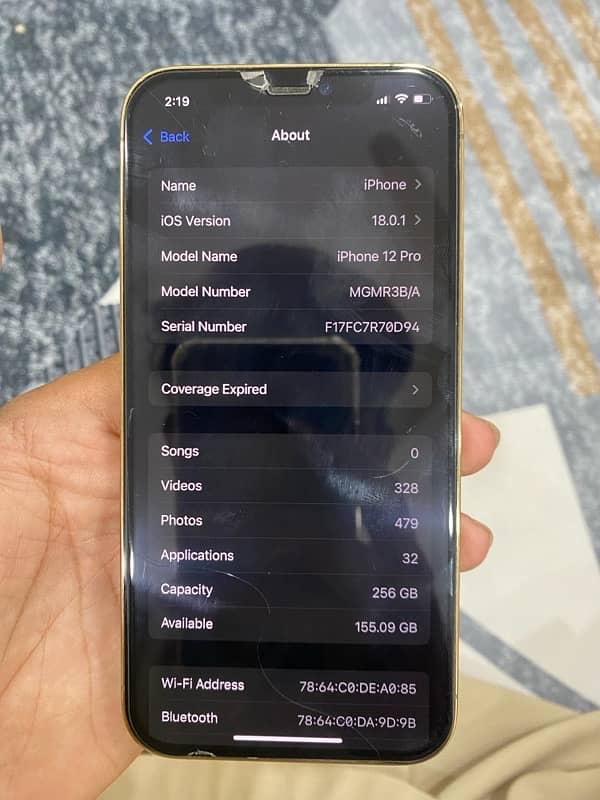 Iphone 12 pro pta approved offical 256gb 9/10 condition 7