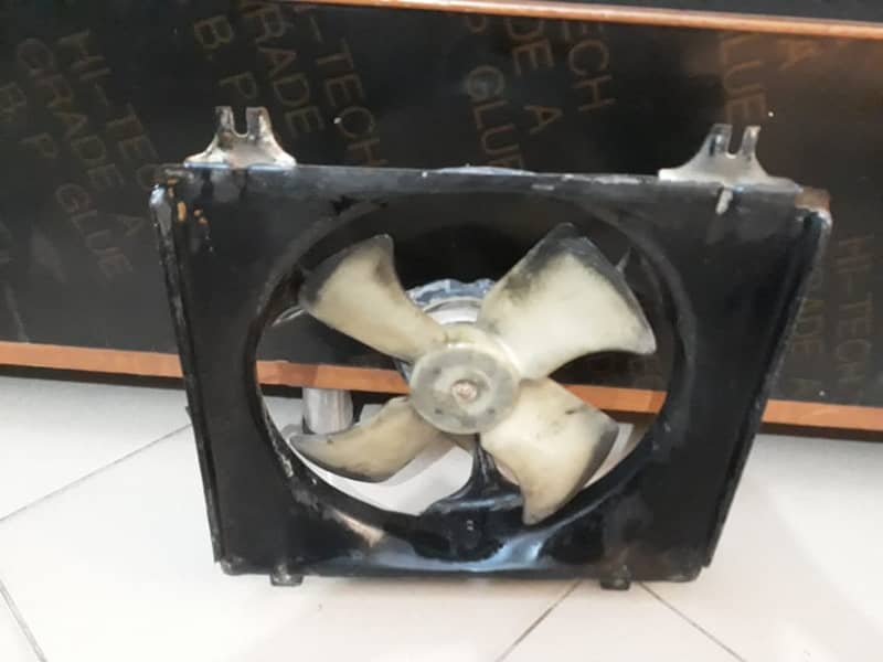 Radiator complete with fan Kia Classic and pride perfect condition 14