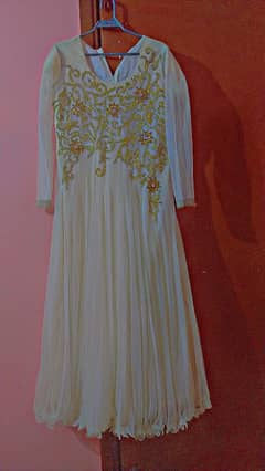 White and golden Maxi 3 pcs