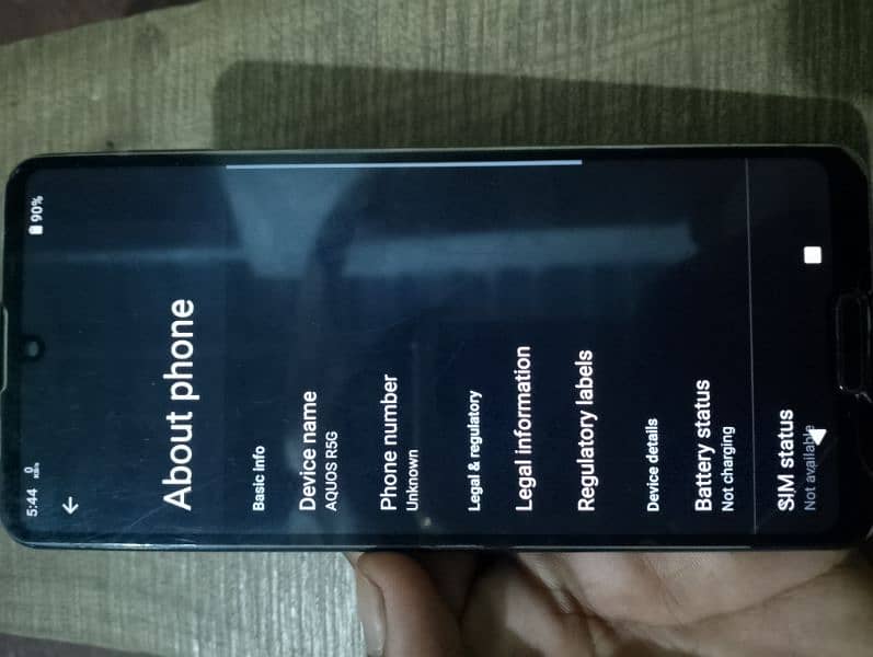 I am sale my aquos r5g mobile urgent sale need money 0