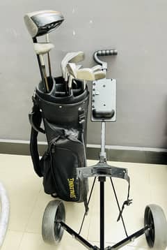 Complete Graphite Golf Set with Trolley & Bag