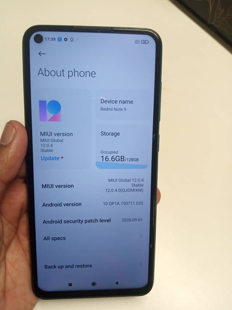 Redmi Note 9 5