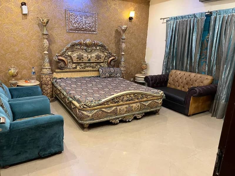 10 Marla Brand New Furnished Portion Available For Rent In Bahria Town Lahore 0