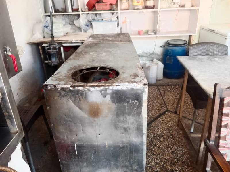 Deep Fryer & Iron Counter for sale 5