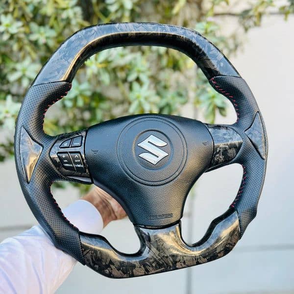 Suzuki Cultus Carbon fiber steering available 3