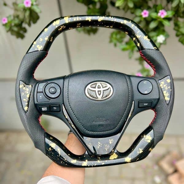 Toyota Corolla Grande Carbon fiber steering 2