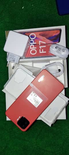 oppo f17 8GB RAM 128 GB ROM 03414965419 my WhatsApp number