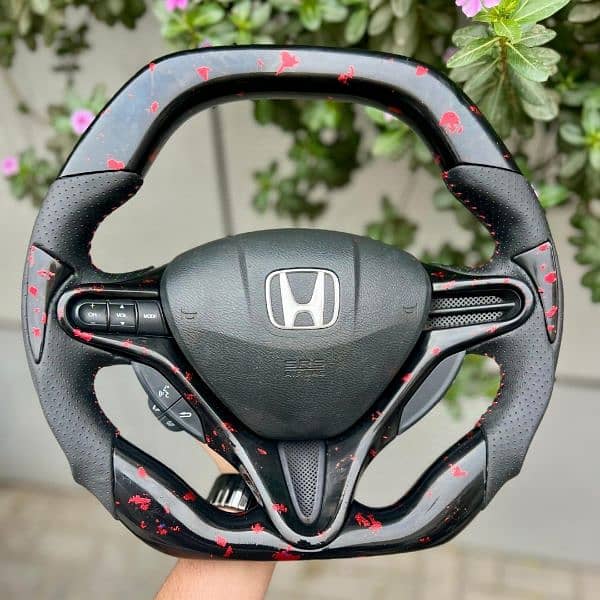 Honda Reborn Carbon fiber steering 2