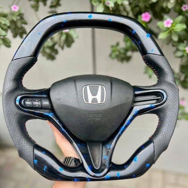 Honda Reborn Carbon fiber steering 3