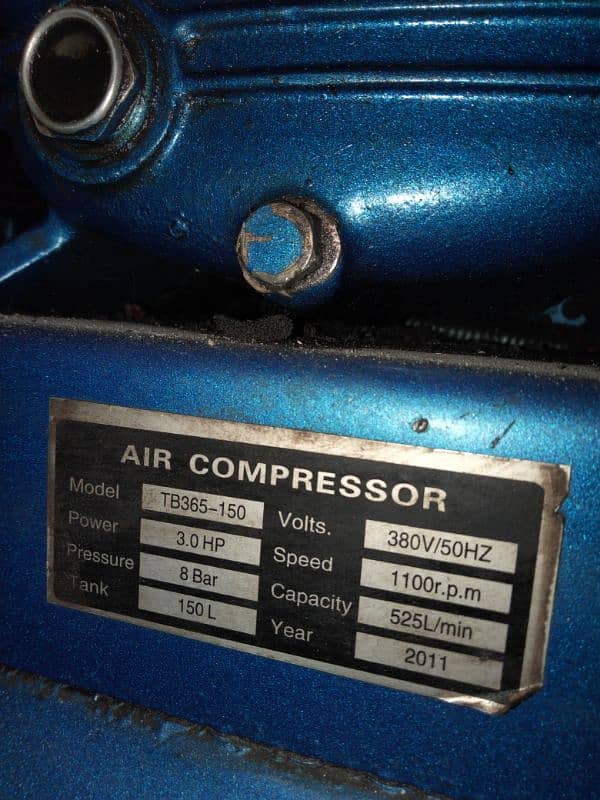 Motor air compressor three phase and horse power 1