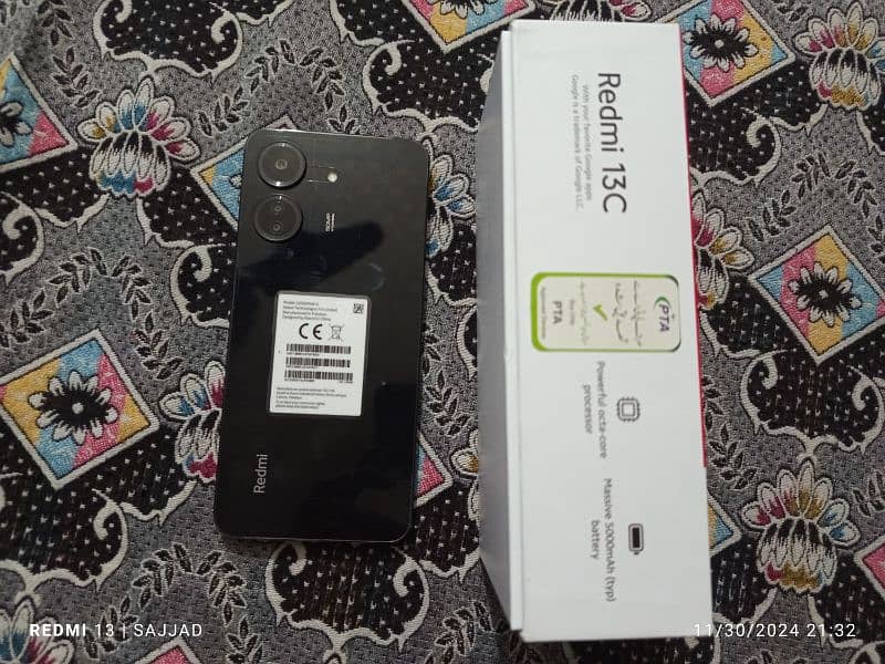 mi redmi 13 C brand new condition 6/128 scratchless  condition 3