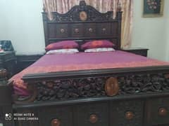 King Bed Set - Chinioti - Pure Shesham Wooden