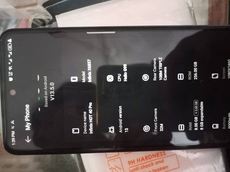 Infinix Hot 40pro only 1 month used 6