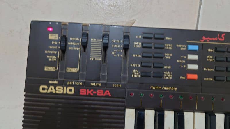 CASIO SK BA Sampling Keyboard 8