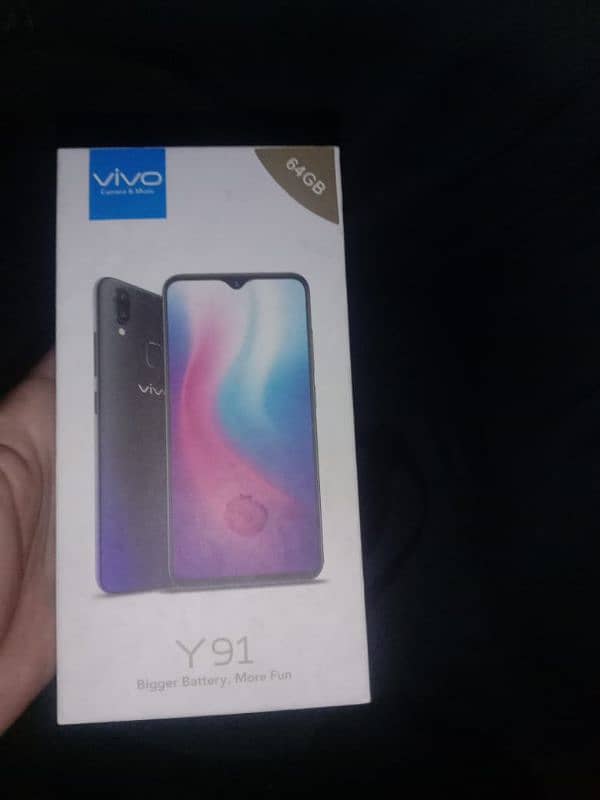 vivo y 91 with box rom 64gb 1