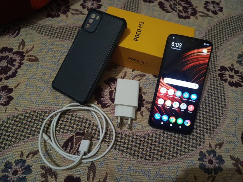 POCO M3 4/64 GB with 22.5 watt Orginal Charger 9