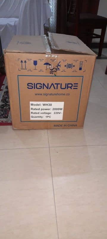 Brand New Fast Electric Geyser SIGNATURE 0