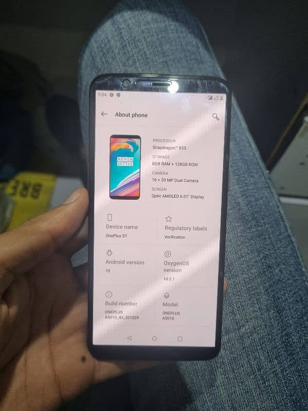 One plus 5T urgent sale no exchange 8