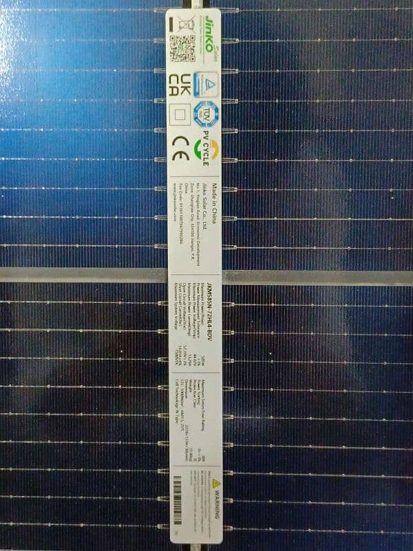 New Solar Panels JINKO N-TYPE 585 WATT BI-FACIAL 3