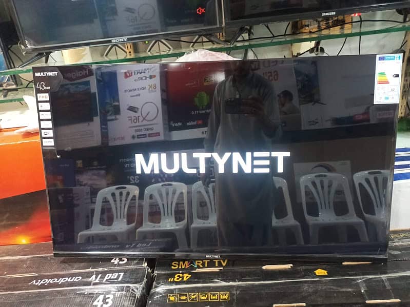 Grand Sale! Multynet 32'' To 75'' Frameless Official Google TV 1