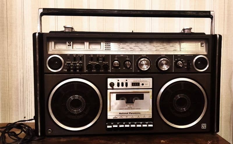 national Panasonic vintage boombox radio 0