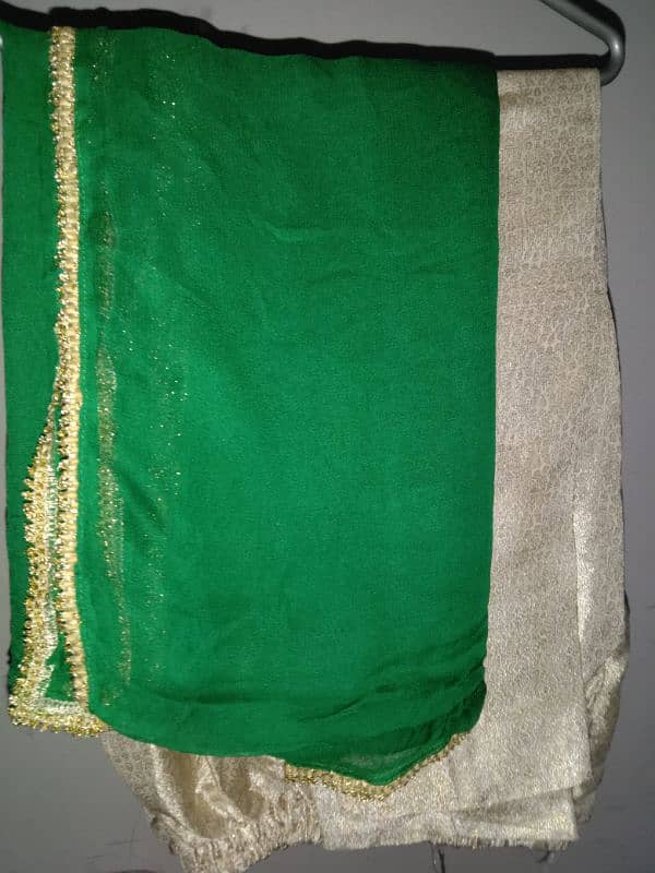 short frok with Capri and dupatta 1