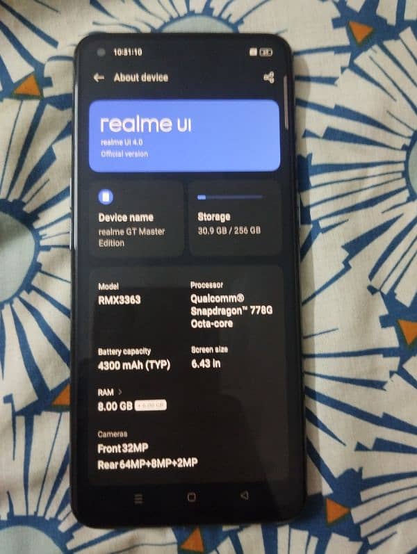 Realme Gt master Edition 8+8/ 256 3