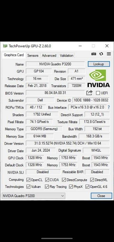 Dell precision 7730 9th generation 9