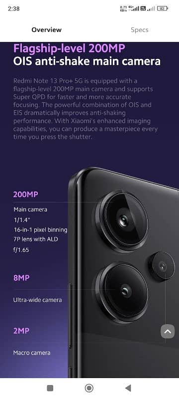 Xiaomi Redmi Note 13 Pro plus 5G 5