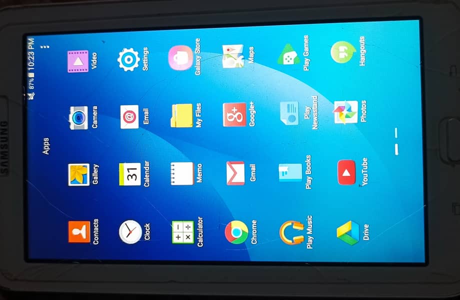 Samsung tablet without sim 1gb ram 8gb rom 0