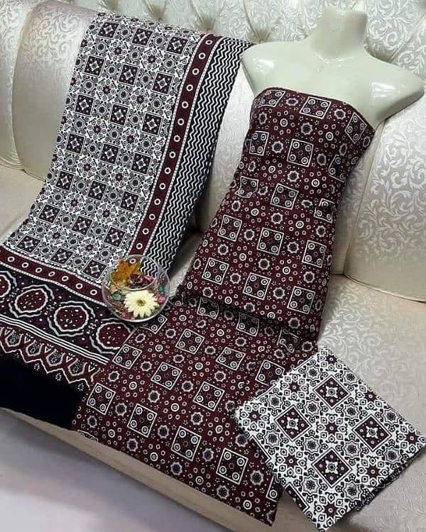 Sindhi ajrak dress rs 1500 0