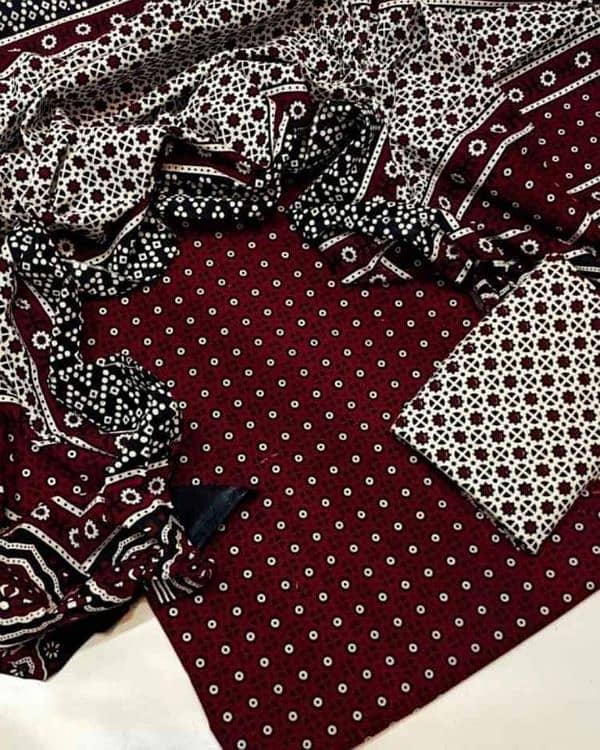 Sindhi ajrak dress rs 1500 12