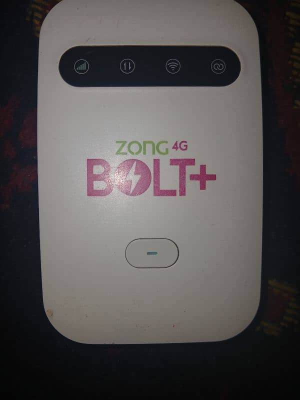 unlock zong 4G Bolt + 100MBPs Speed 0