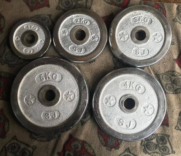 dumbles 0308-1043214/ bench / yoga mate/ rods / gym plates/ home gym 12