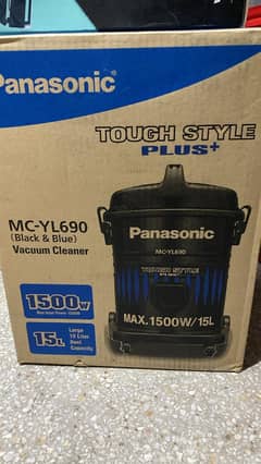 NEW Panasonic 1 - 1500W 15L Dust Capacity Drum Vacuum Cleaner