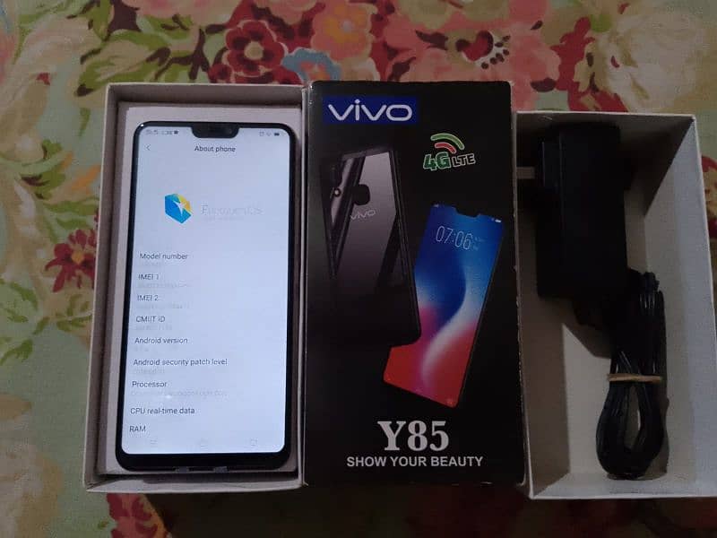 vivo y85 PTA approved with white pin dot on screen 7