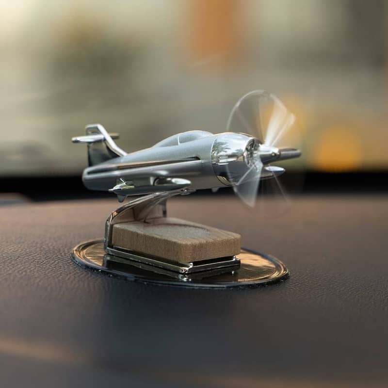 Solar Aeroplane Aircraft Airplane Car Dashboard Perfume Diffuser 1