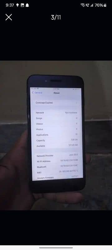 Iphone 7 plus 128GB offical pta approved 2