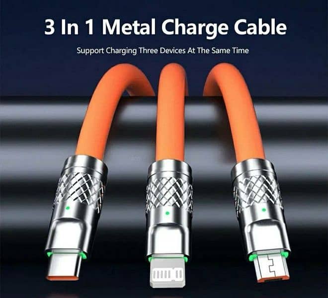 3 in 1 USB cable 1