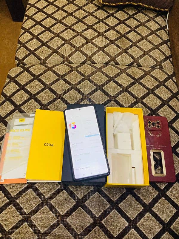 poco x3 pro 8+3/256 with box 9