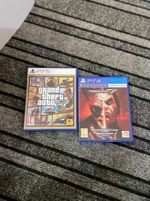 Playstation 5 For Sale Japan imported console with 2 games GTA5,TAKEN7 4