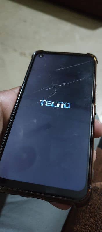 Tecno camon 17 only glass break, touch 100% working, 6/128gb 1