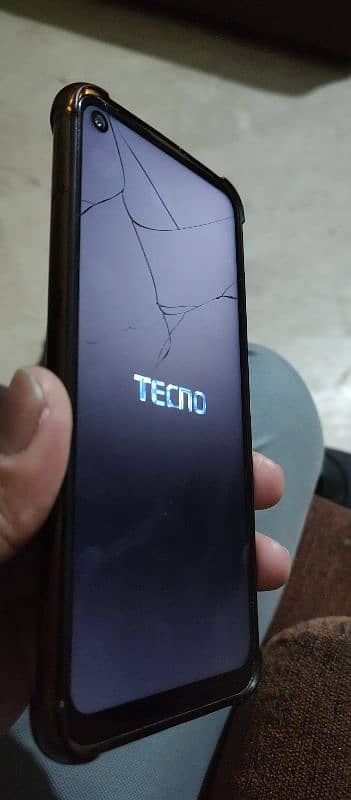 Tecno camon 17 only glass break, touch 100% working, 6/128gb 3