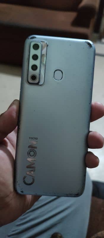 Tecno camon 17 only glass break, touch 100% working, 6/128gb 5