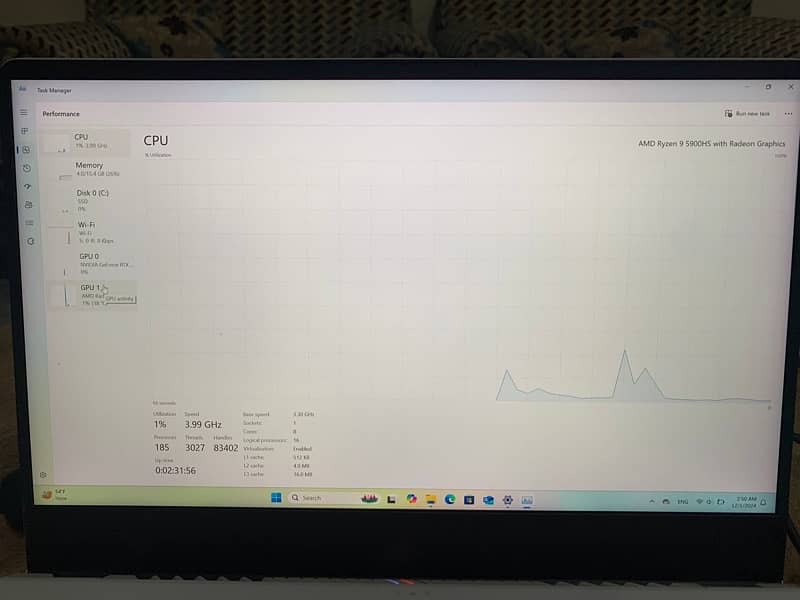 asus rog g 15 , rtx 3060, ryzen 9 9