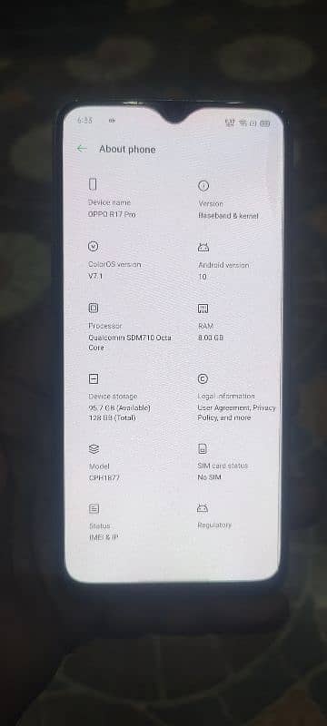 Oppo R17 pro 7