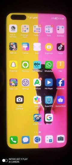 Huawei p40 Pro 5 g/8GB/256/LCD  condition 10/  exchange